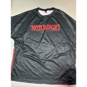 Manfinity Black Jersey Mesh Short Sleeve Tshirt | Size XL | Motorsport